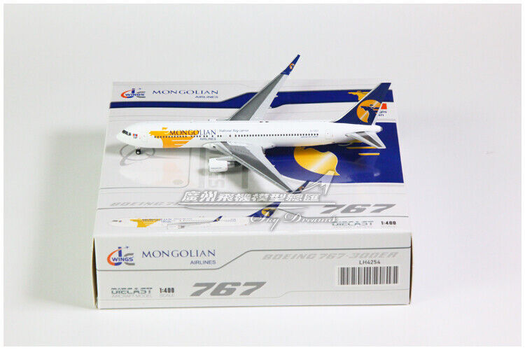 1:400 JC WINGS MONGOLIAN BOEING 767-300ER Passenger Airplane Diecast Plane Model