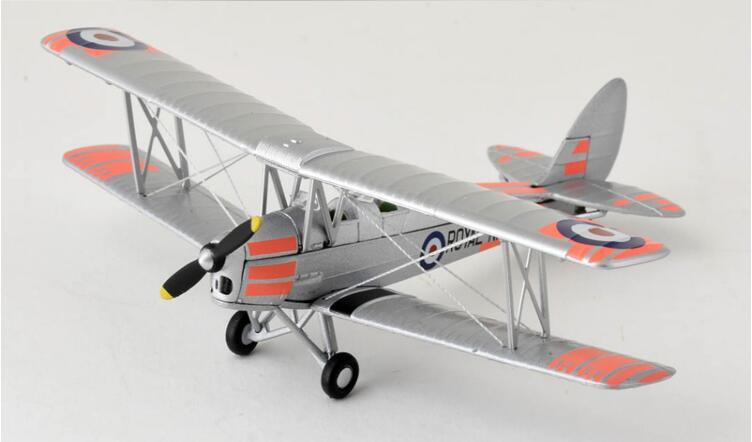 OXFORD De Havilland Tiger Moth RNFAA XL714 HMS Heron 1/72 diecast model aircraft
