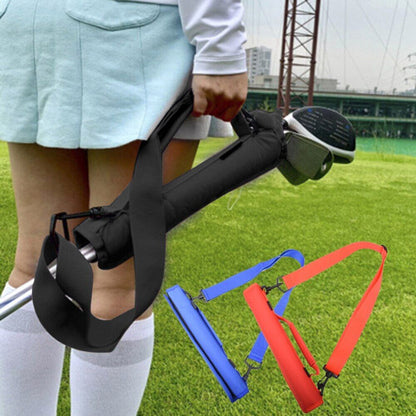 Mini Golf Club Carrier Bag Driving Travel Bag Golf Training Shoulder Straps
