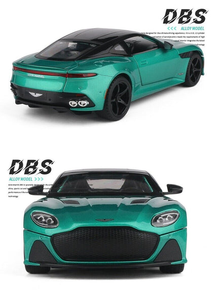 1:24 Aston Martin DBS Superleggera Diecast Model Vehicle Toy Car New Gift Kids