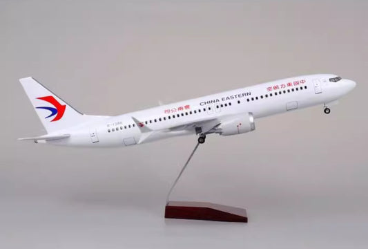 1:85 47CM China Eastern BOEING 737 MAX Plane Landing gear Resin Aircraft Model