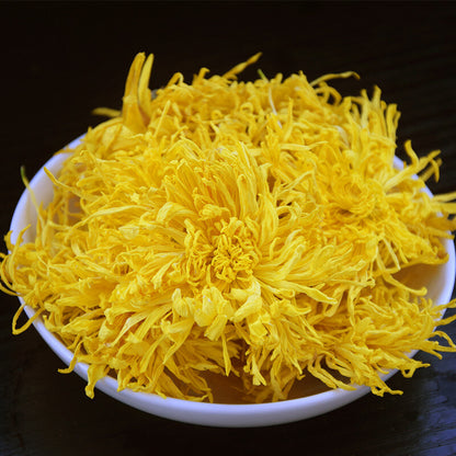 Chinese Huang Shan Ji Si Huang Ju Golden Silk Chrysanthemum Blossom Tea 20g Box