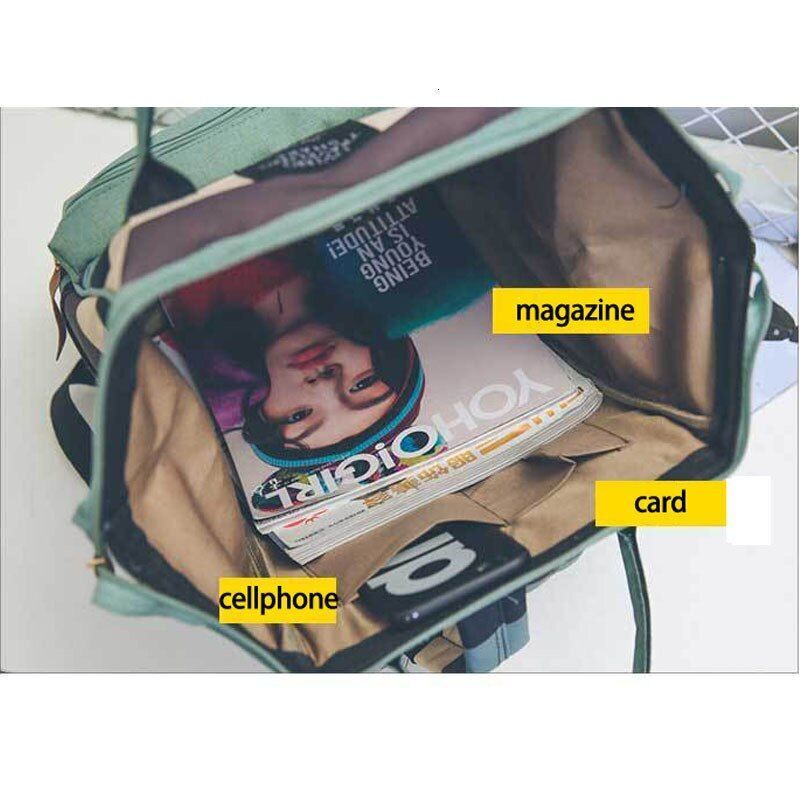 Canvas Laptop Backpacks Schoolbag School Travel Bags Polyester Softback 20-35 L