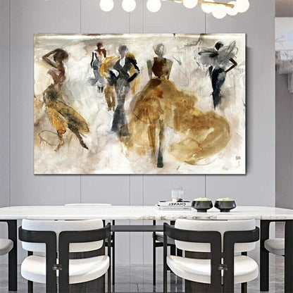 Abstract Woman Canvas Painting Canvas Wall Art Home Decor Prints Art Wall Poster