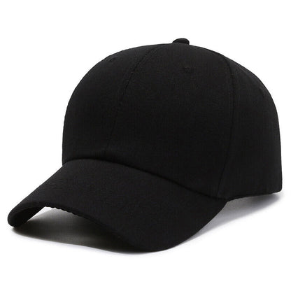 Sun Hat Men Outdoor Sunshade Trucker Hats Baseball Caps Peaked Cap Solid Trendy
