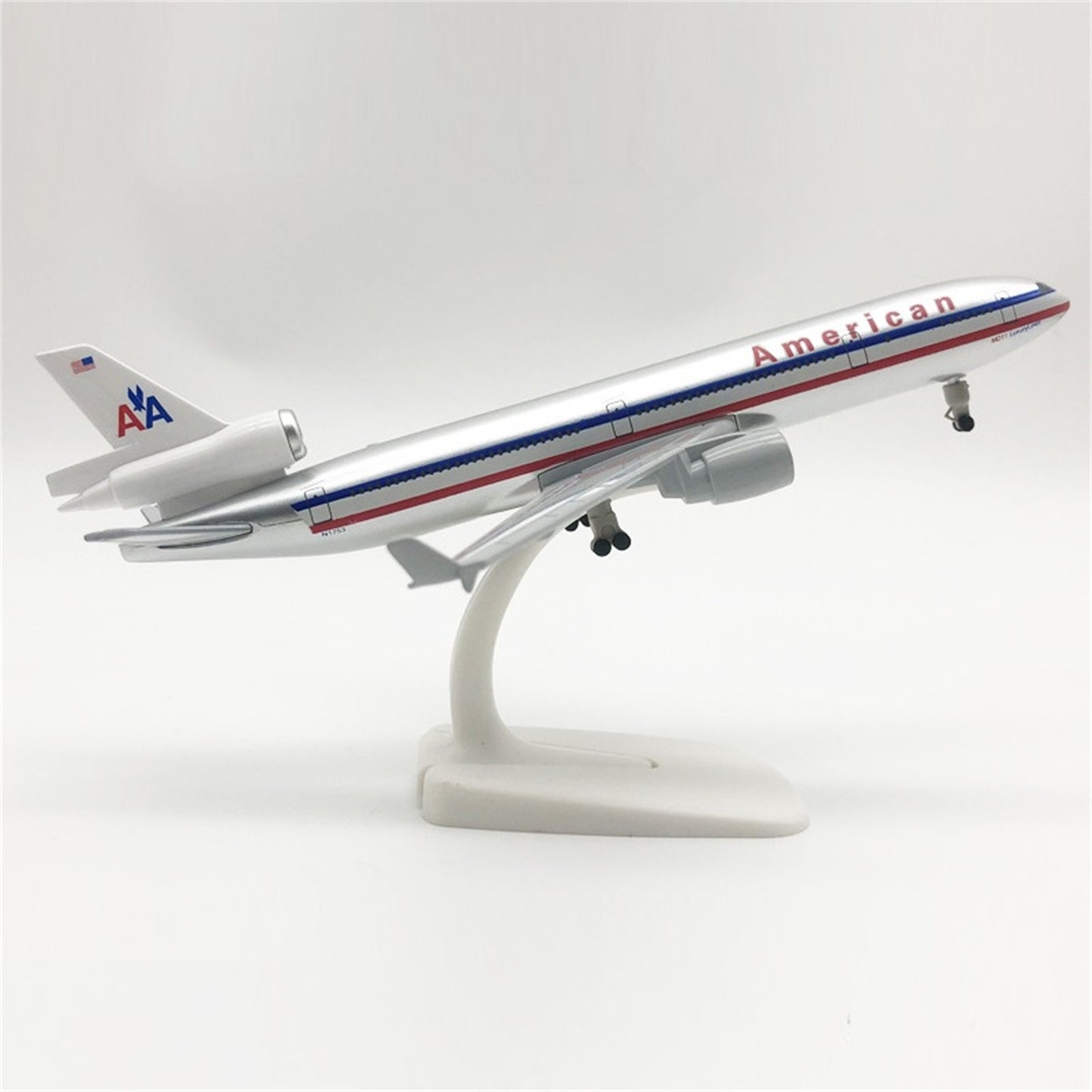 1:400 American MD-11 Airplane Alloy Model Souvenir Static Display with Stand A