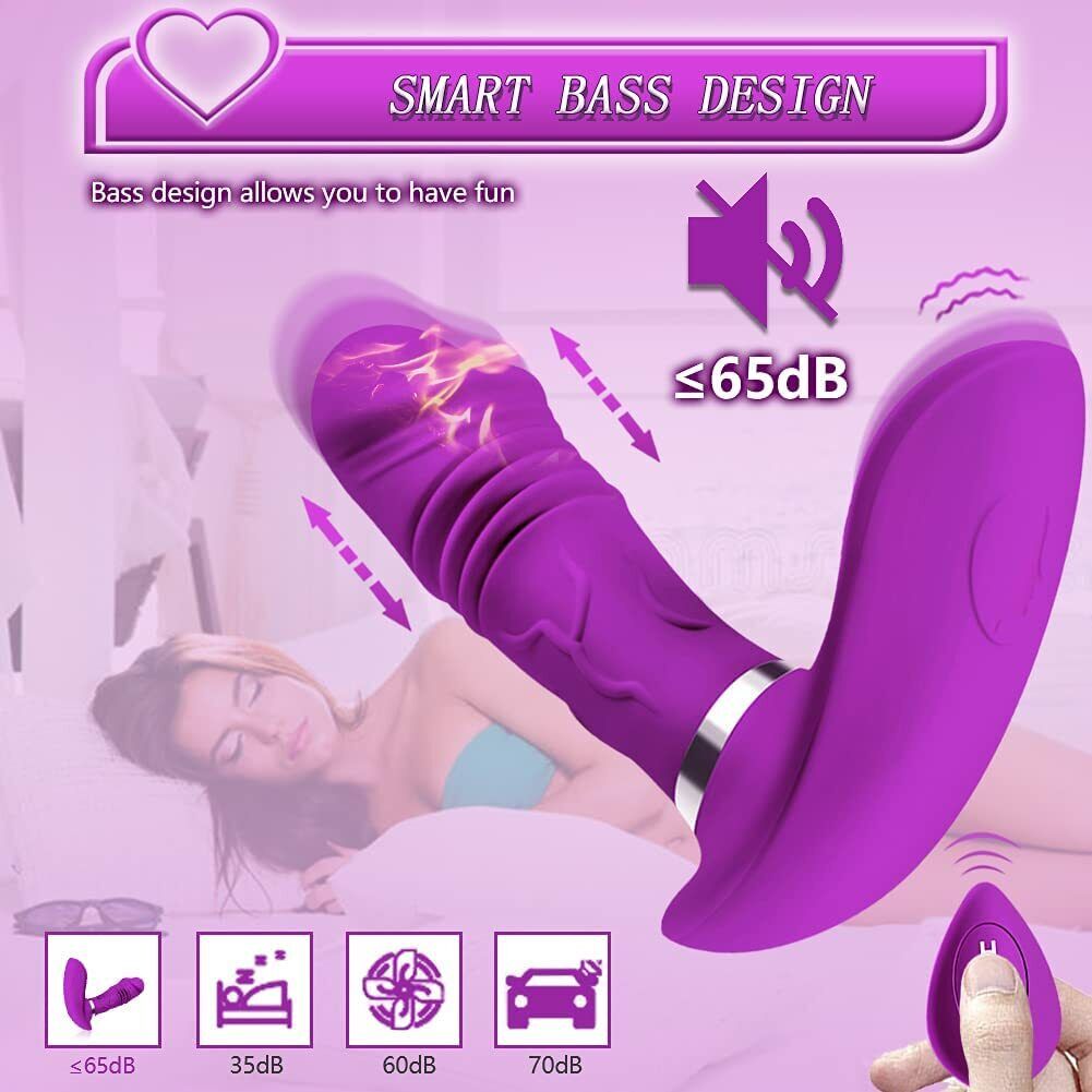 Wearable Thrusting Vibrator Suck Dildo G-Spot Massager consoladores para mujer