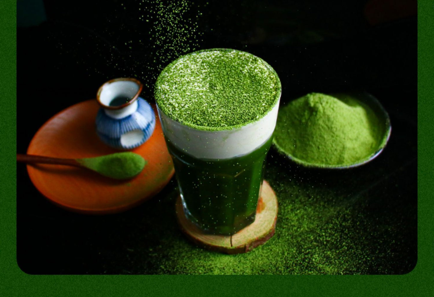 100% Natural Yuzhi Matcha Green Tea Powder Sweet Matcha Green Tea Powder-