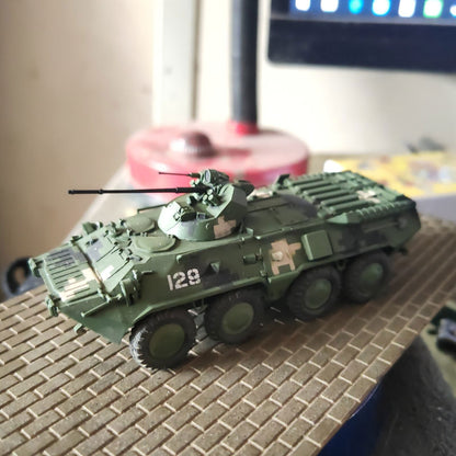 HandMade 1/72 Russian BTR80A Armored Vehicle Finished Tank Model