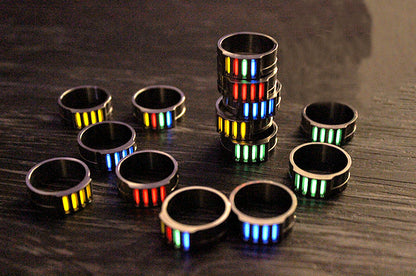 New TC4 Titanium Alloy Finger Ring Men Women Finger Ring Gift