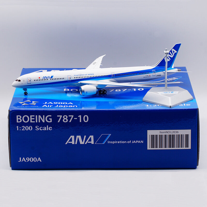 1:200 SQ Wings ANA Boeing 787-10 JA900A Passenger Airplane Diecast Model