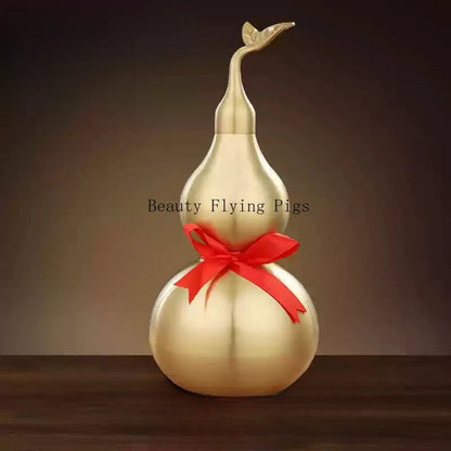1pc Chinese Style Gourd Ornament Feng Shui Decor Entrance Decor Gourd Handicraft