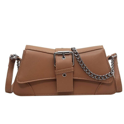 Women Shoulder Side Bag Small PU Leather Handbag Lady Flap Crossbody Bag