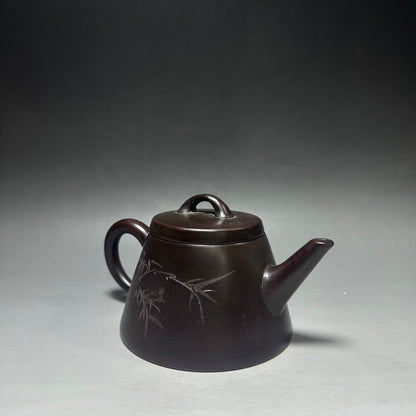 Chinese Yixing Zisha Clay Handmade Exquisite Teapot（霸王石瓢 底款：顾景舟）