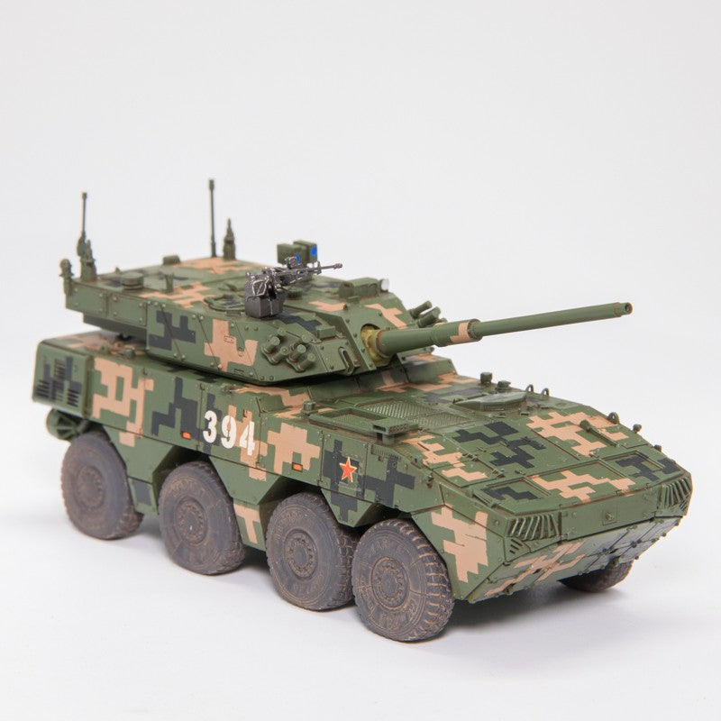 1/72 China 105mm wheeled tank self-propelled assault gun Finished product model