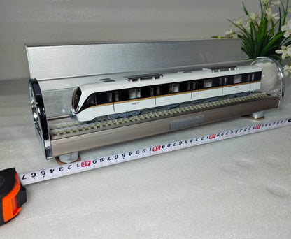 1:68 43CM Shanghai Railway Transit Line 15 Passenger Car Trains Diecast Model
