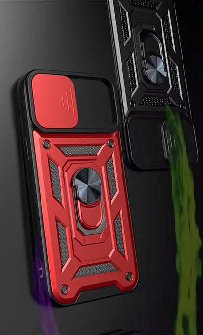 Suitable for iPhone 17 Pro Max Sergeant Ring Holder Phone Case Protective Cover