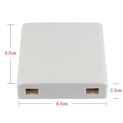 10pcs FTTH Fiber Panel Fiber Optic Terminal Junction Box 86 Information Panels