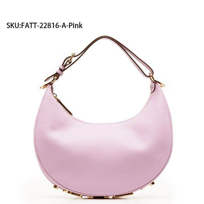 Luxury Moon Letter Tote Clutch Handbags Shoulder Lady Crossbody Bag Half Circle