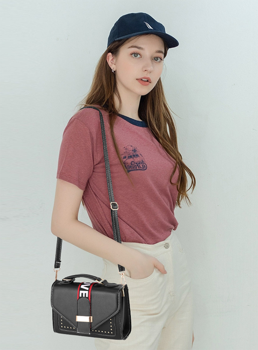 Women Faux Leather Handbags Shoulder Bags Purse Messenger Satchel Crossbody Tote