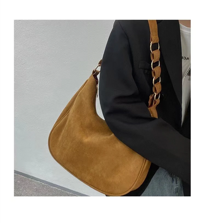 Celela Women Suedette Hobo Handbag Shoulder Bag Purse