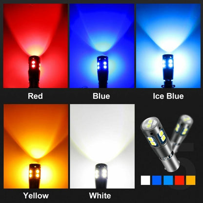 1pc LED Bulb BA9S BAX9S BAY9S H21W BAY9S H6W T4W T11 10SMD 3030 Chips Canbus Car