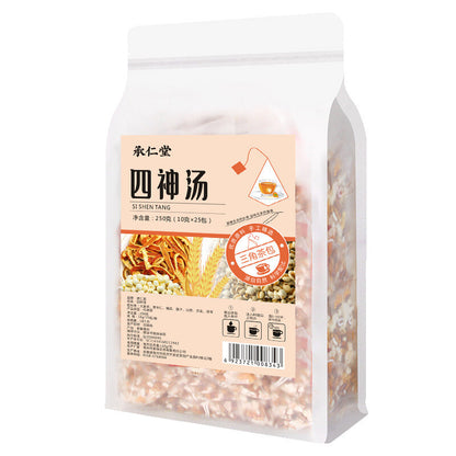 250g/bag lotus seeds gorgonian yam poria four gods soup small package tea bags