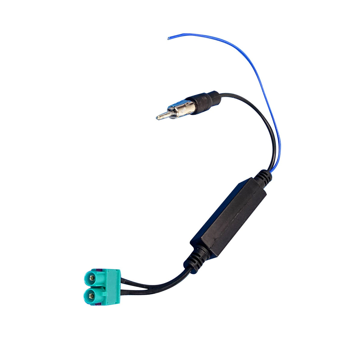 For Volkswagen Dual Head Radio Antenna Conversion Head Replacement Adapter