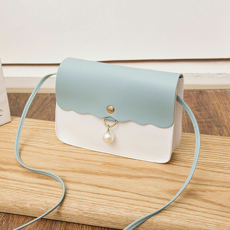 PU Leather Crossbody Bag Women Shoulder Bag Lady Pendant Travel Small Handbag