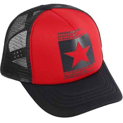 Mens Trucker Hat Mesh Baseball Cap Snapback Adjustable Hip Hop Flat Solid Blank