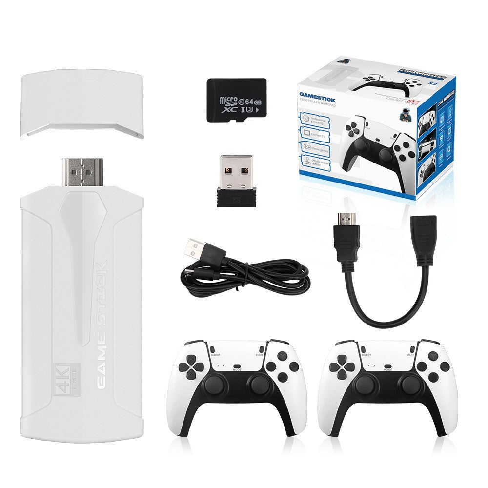 M8 Plus HD 4K TV Double Controller Gamepad Retro Home Game Console Gaming Player