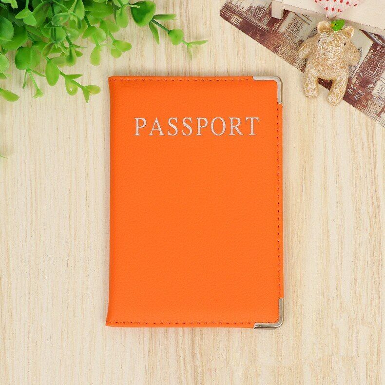 Unisex Pu Leather Passport Holder Passport Cover Worldwide Cover Passports Femme