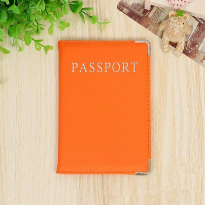 Unisex Pu Leather Passport Holder Passport Cover Worldwide Cover Passports Femme