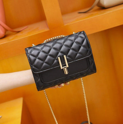 Luxury Bag Leather Chain Crossbody Bag Handbags Shoulder Bag Purse Flap Hasp 1PC