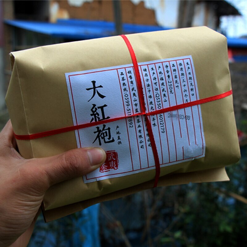 Premium Chinese Da Hong Pao Tea Yancha Big Red Robe Wuyi Oolong Tea Loose 500g