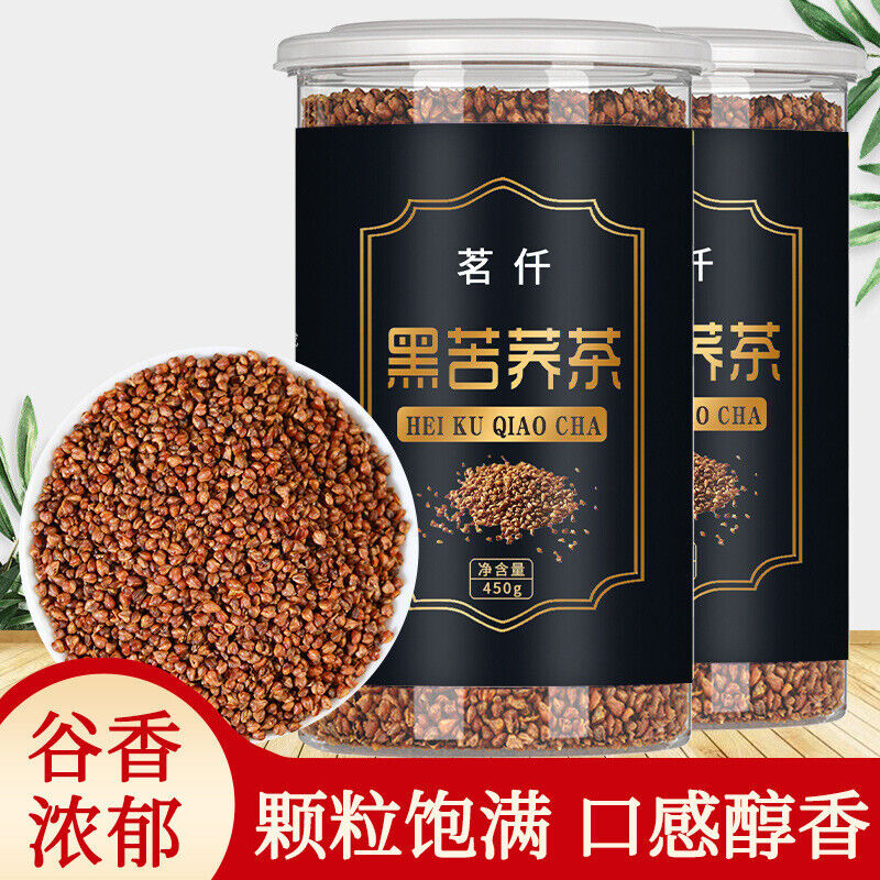 Daliang Mountain Buckwheat Tea Black Buckwheat Tea 450g/can Healthy Drink