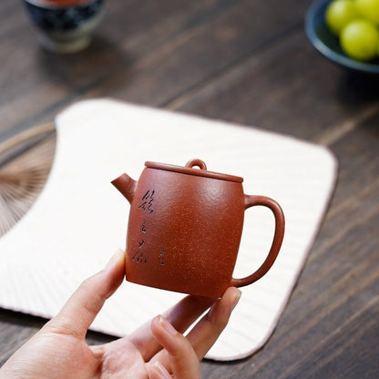 Real Yixing Zisha Jiangpo Clay Tea Pot Handmade Master Pot 7 Infuser Holes China