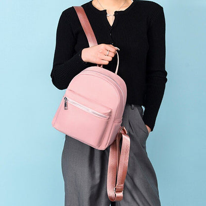 Waterproof Oxford Backpack School Bag Travel Small Bags Multifunction 21*9*25 CM