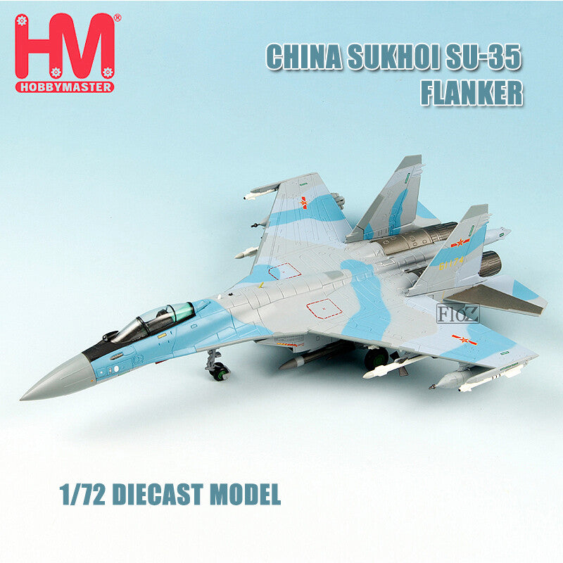 HOBBY MASTER China Sukhoi Su-35 Flanker 1/72 diecast plane model aircraft
