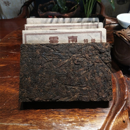 Brick Ripe Pu'er Menghai Old Shu Old Tree Tea 250g Puerh Tea Yunnan Puer Tea
