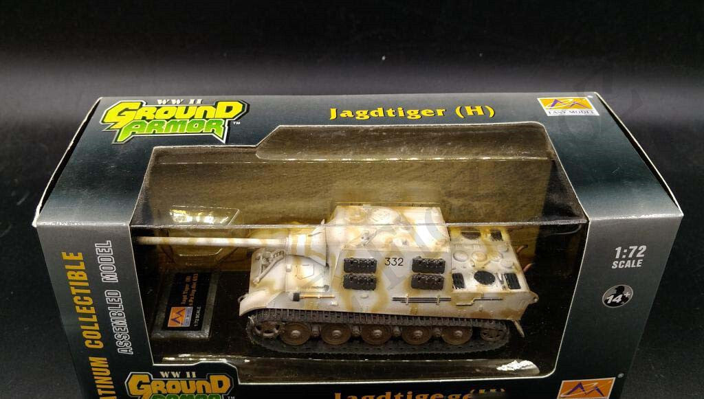 WWII German Jagdtiger Henschel tank s.Pz.Jag.Abt.653 1/72 diecast Easy model