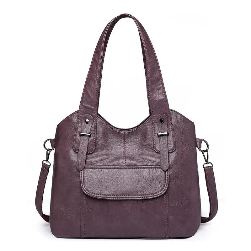 Totes Women 2024 PU Leather Shoulder Side Bag Female Shopper Handbag