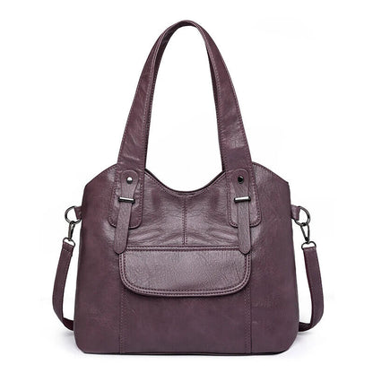 Totes Women 2024 PU Leather Shoulder Side Bag Female Shopper Handbag