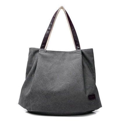 Leisure Canvas Bag Large Capacity Purse Fashion Versatile Handbag Bags Polyester