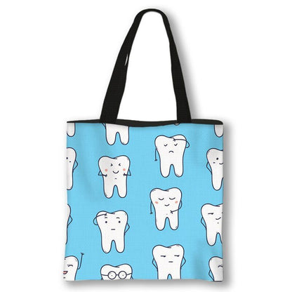Handbag Casual Tote Bag Shoulder Purse Travelling Storage Pouch Polyester Print