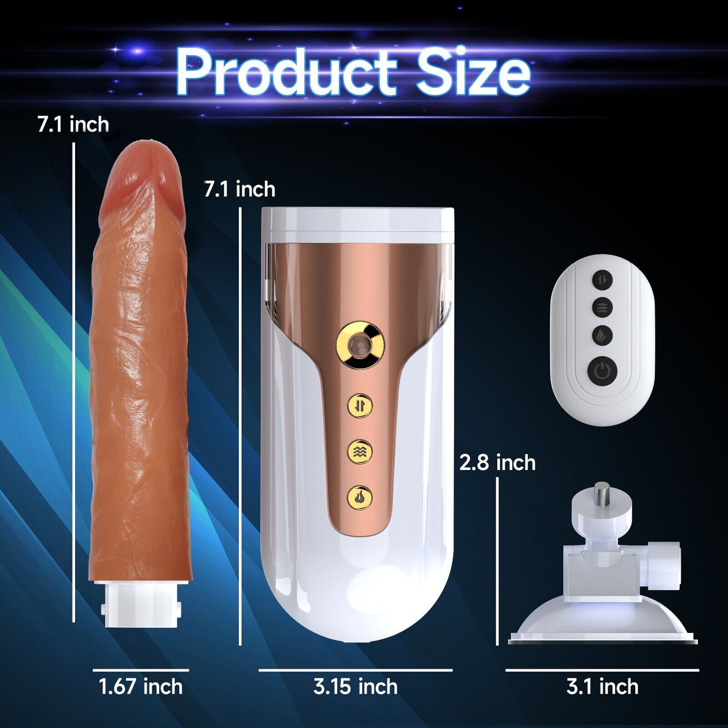 Automatic Thrusting Dildo G-spot Vibrator for Women Pleasure Realistic Dildo