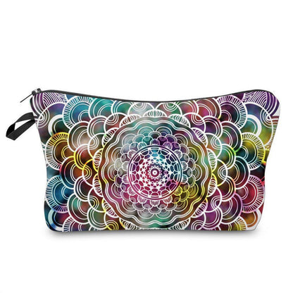 Colorful Pattern Women Travel Storage Bag Cosmetic Bag Waterproof Make Up Bags