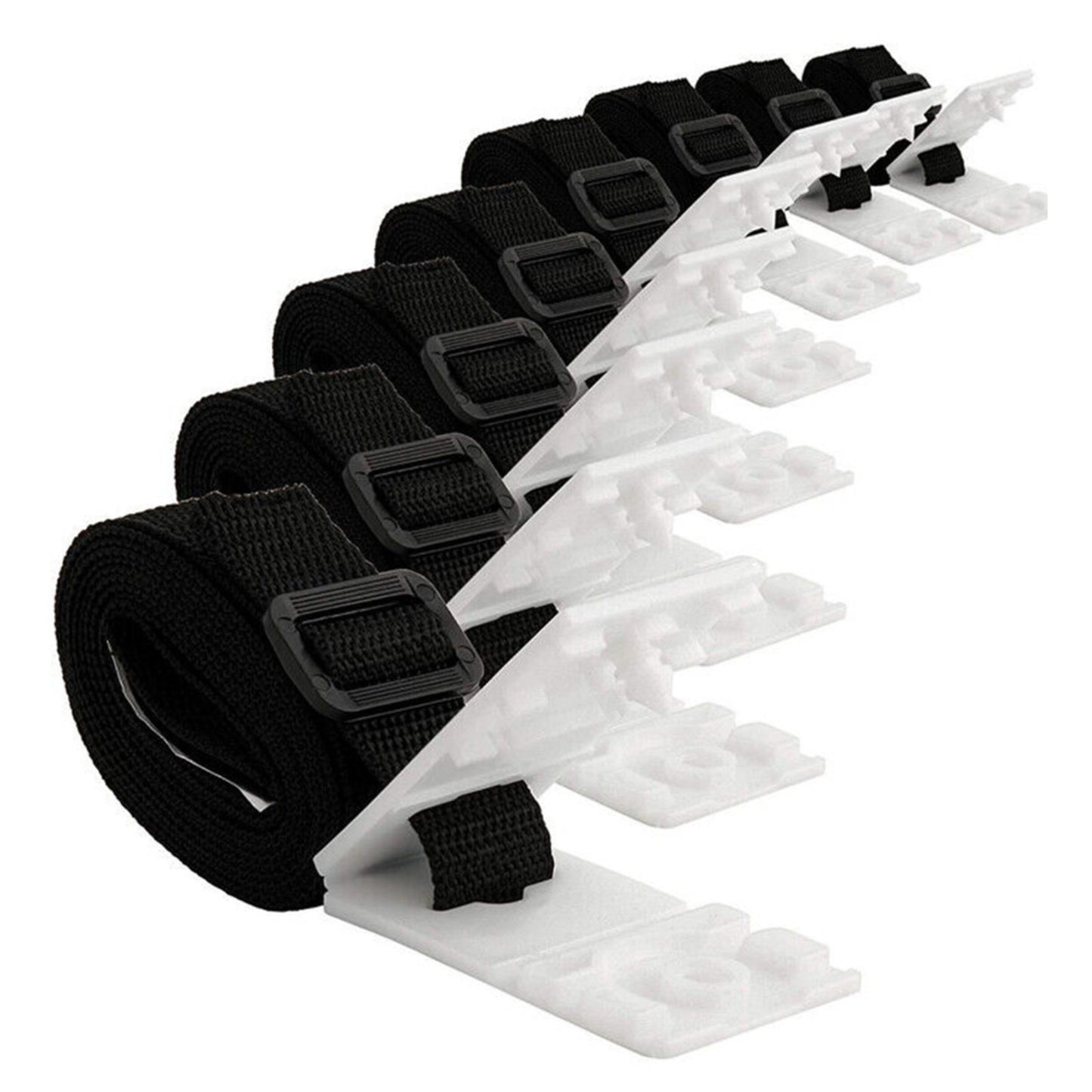 24 In 1 In-Ground Swimming Pool Solar Cover Reel Attachment Kit Straps Blanket