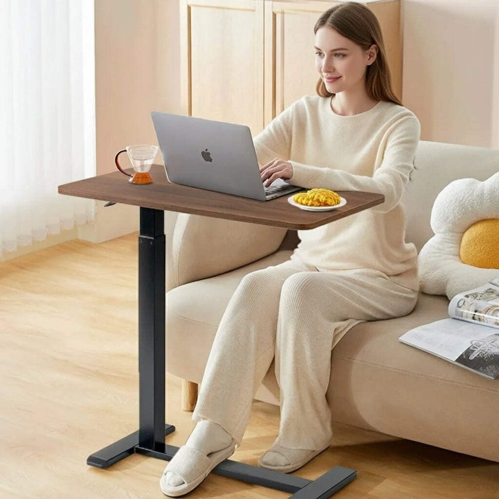 Mobile Bedside Table – Folding Adjustable Work Desk