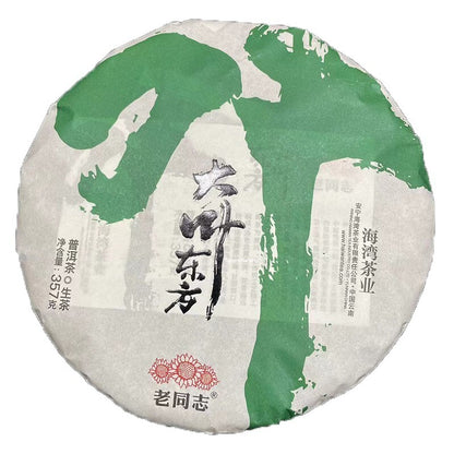 2023 pu erh Old Comrade DA YE DONG FANG RAW Puerh Tee Puer big leaf Tea 普洱茶,357g